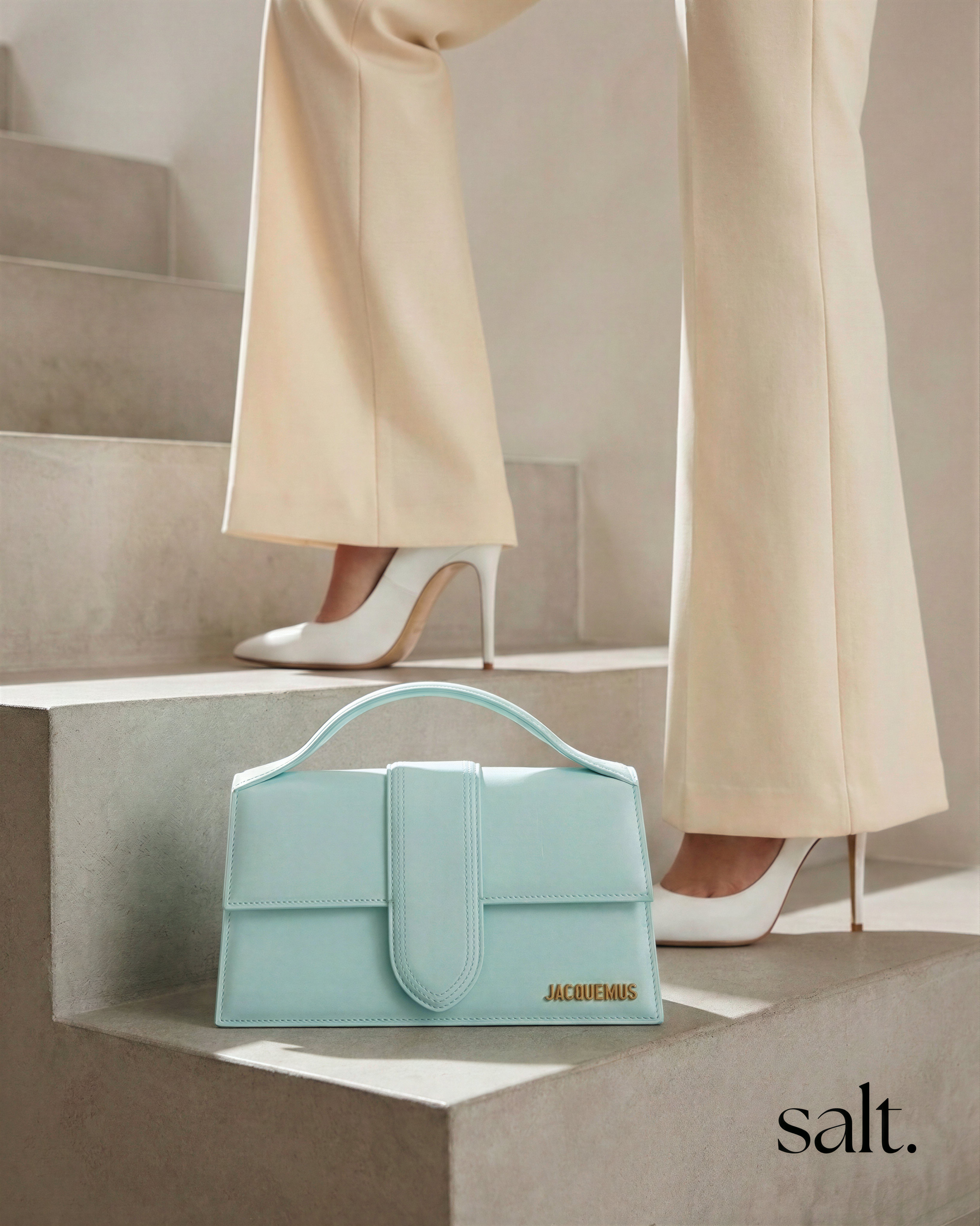 Кожена чанта Jacquemus Le Grand Bambino