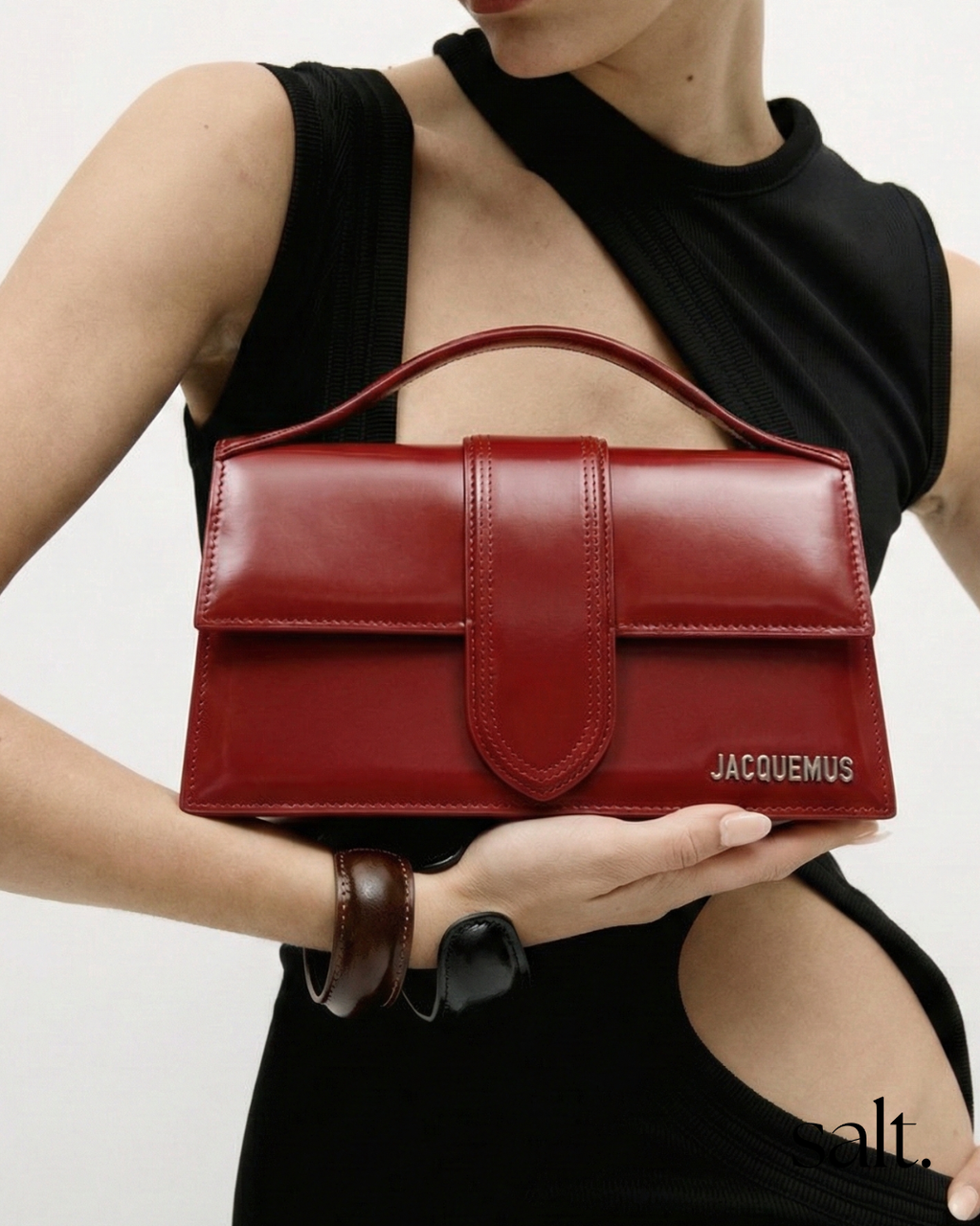 Кожена чанта Jacquemus Le Grand Bambino